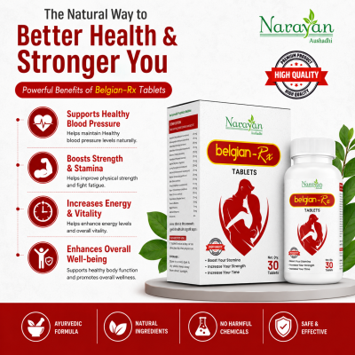 Belgian Rx Tablet Supports Male Wellness Stamina and Overall Vitality