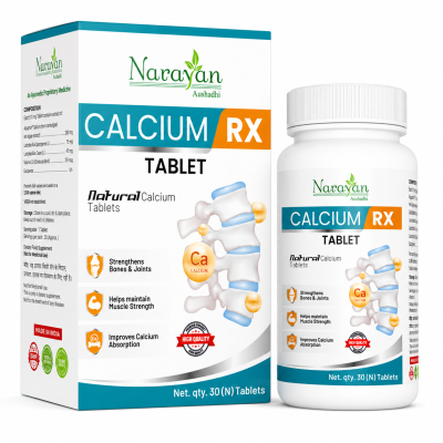 Calcium Rx Tablet Supports Bone Health Hormonal Balance and Physical Strength.