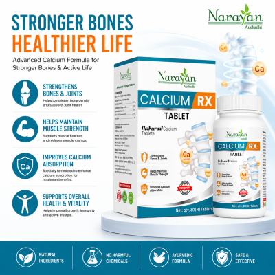 Calcium Rx Tablet Supports Bone Health Hormonal Balance and Physical Strength.