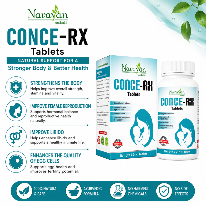 Conce Rx Tablet Traditional Ayurvedic Formula Supporting Reproductive Health