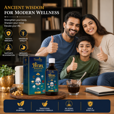 Hirak Rasayan Avaleha with Bhasma Supports Vitality Strength and Rejuvenation
