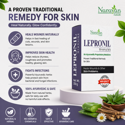 Lepronil Granules Supports Skin Health and Helps Manage Various Concerns.