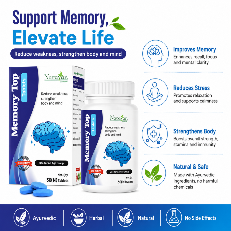 Memory Top Tablet Supports Focus and Cognitive Performance Naturally. Online