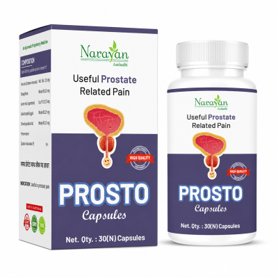 Prosto Capsule Supports Prostate Health and Healthy Urinary Function Naturally.