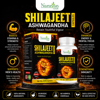 Shilajeet Ashwagandha Capsule Supports Stamina Vitality and Men S Wellness