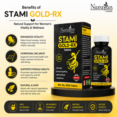 Stami Gold Rx Tablet Supports Stamina Energy and Overall Male Wellness