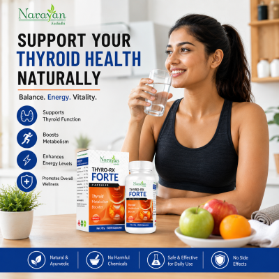 Thyro Rx Forte Capsule Supports Thyroid Function and Hormonal Balance