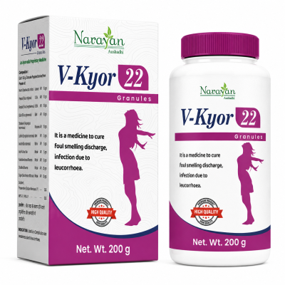 V Kyor Granules Supports Feminine Wellness and Helps Maintain Vaginal Health.